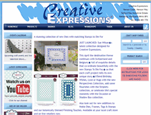 Tablet Screenshot of creative-expressions.uk.com
